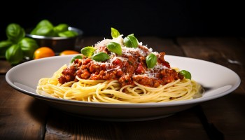 LES PÂTES BOLOGNAISES au four