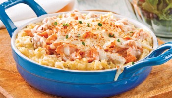 LES PÂTES au Saumon au four